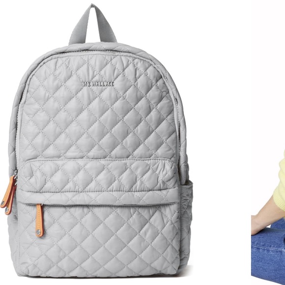 MZ Wallace Handbags - MZ Wallace City Backpack in Grey NWOT